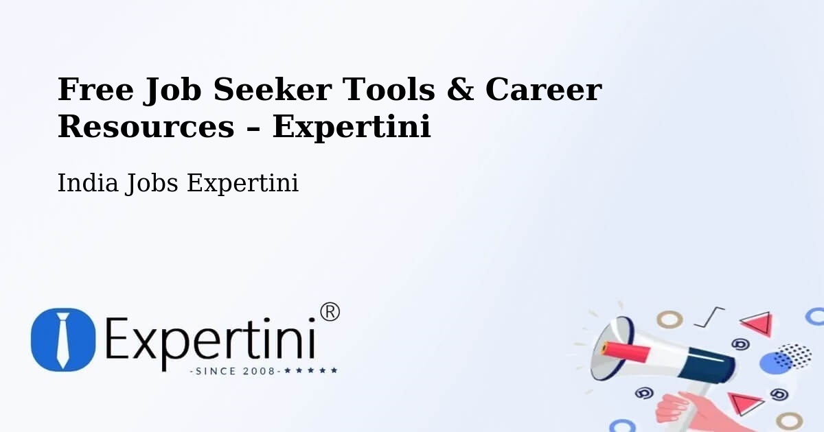 Free Job Seeker Tools & Career Resources – Nellore - Nellore, India Jobs Expertini