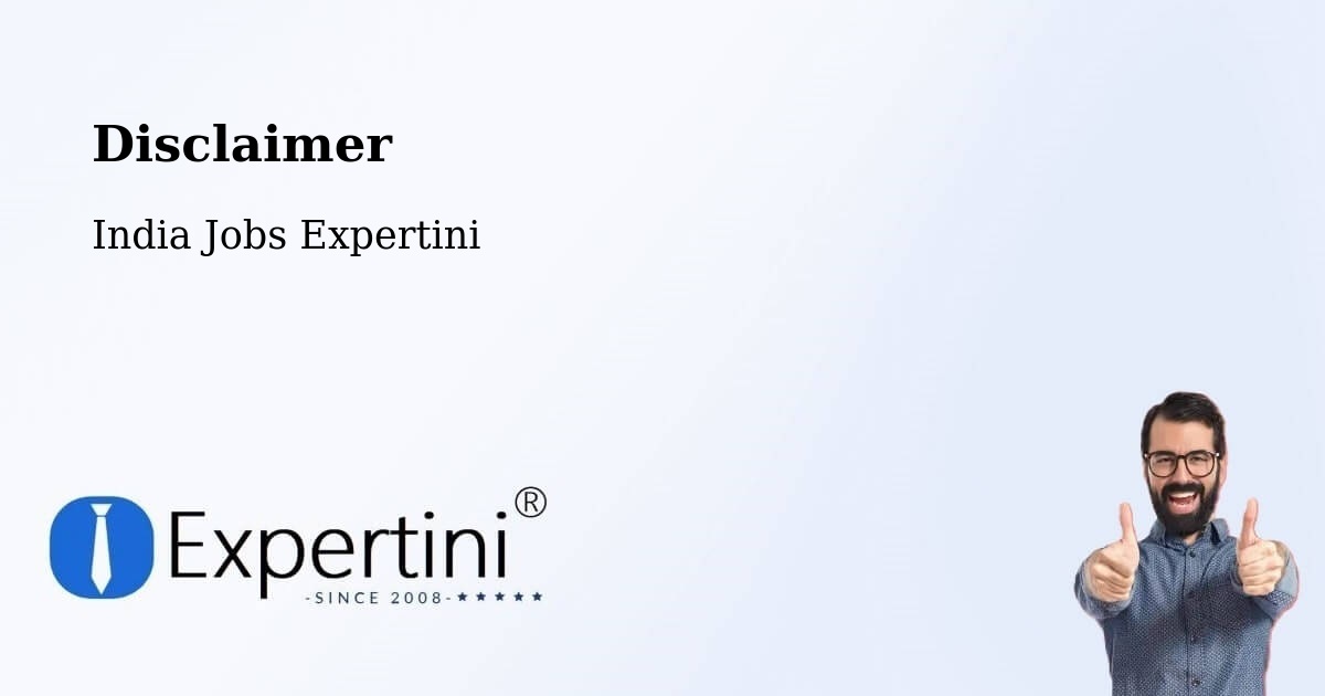 Disclaimer – Nellore - India Jobs Expertini